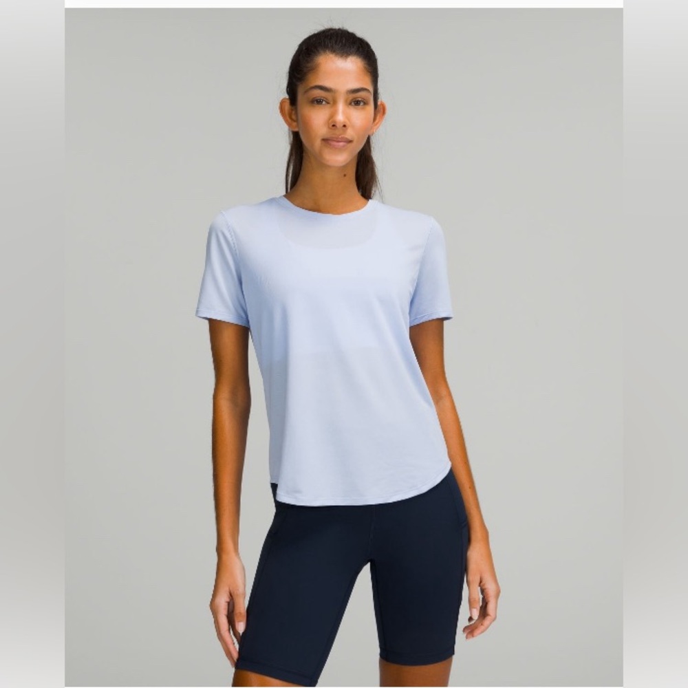 Lululemon high neck running and training tshirt